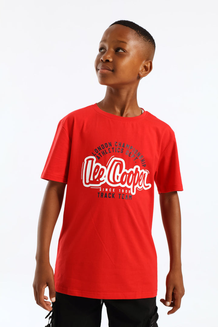 Boys Luke T-Shirt - Red