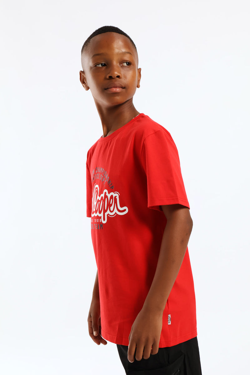 Boys Luke T-Shirt - Red