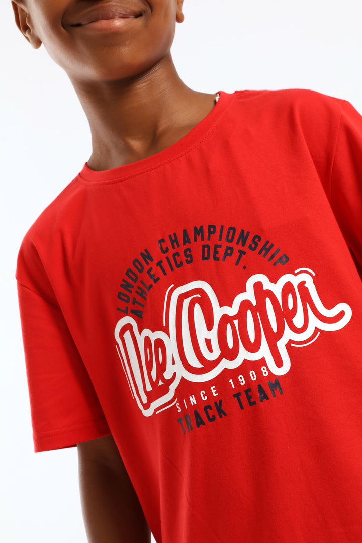 Boys Luke T-Shirt - Red