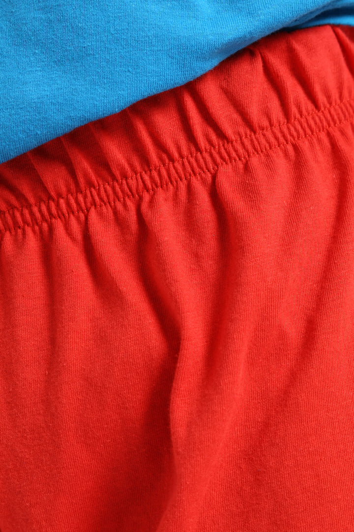 Boys Hello Summer Sleeveless Sleep Set - Blue