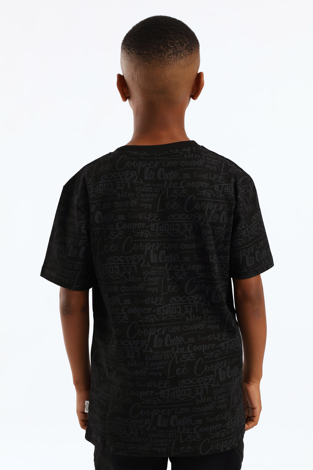 Boys Rashid Print T-Shirt - Black