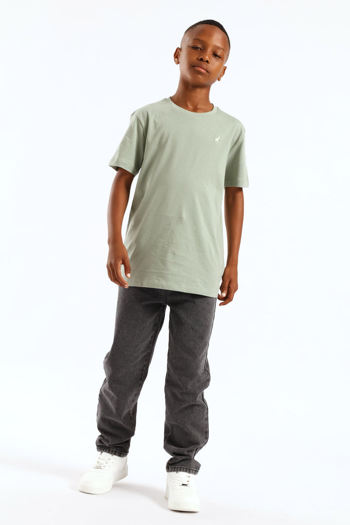 Boys Rick Classic T-Shirt - Sage