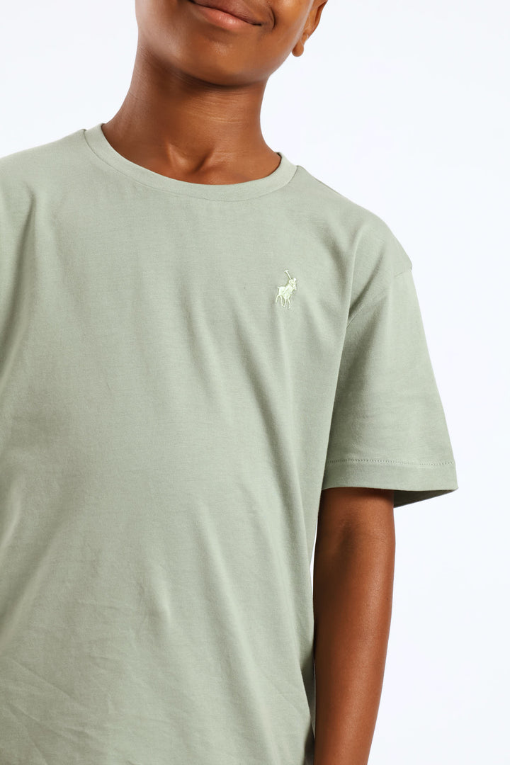 Boys Rick Classic T-Shirt - Sage
