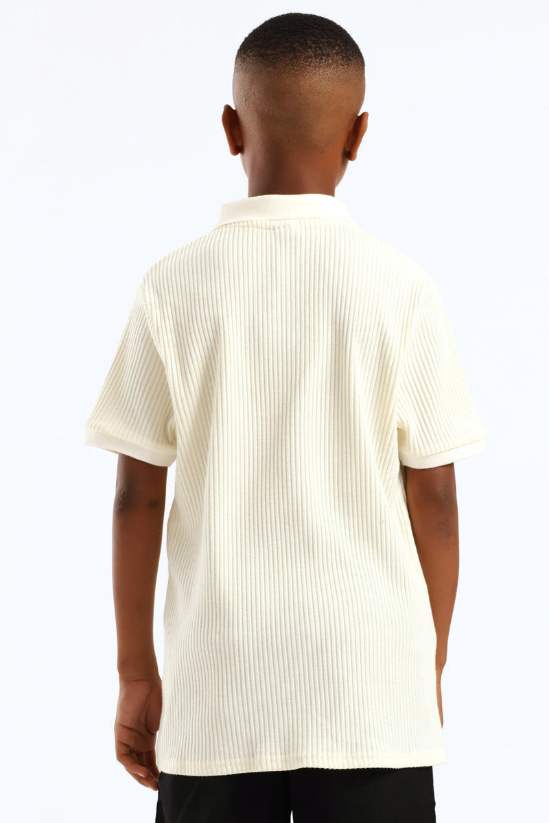 Boys Celio Golfer - White