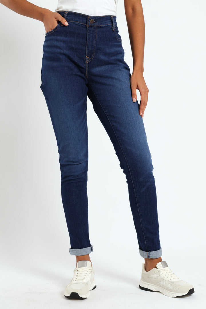 710 Super Skinny I've Got This Jean - Dark Wash Ink