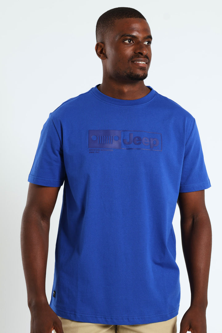 Letter Graphics Tee - Blue