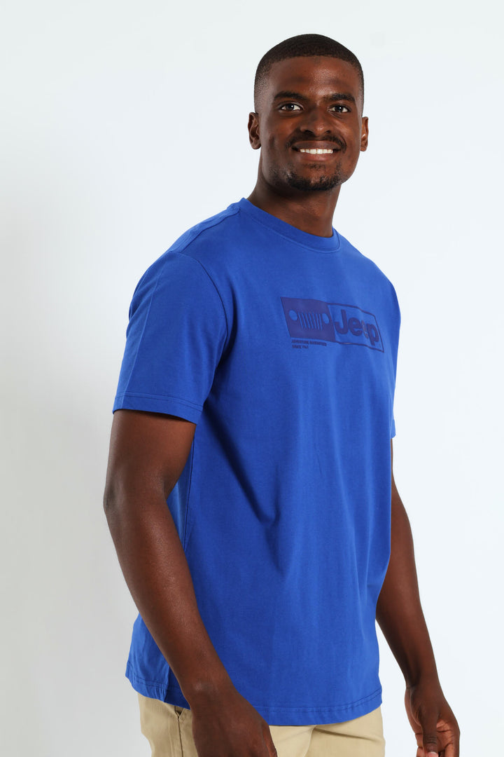 Letter Graphics Tee - Blue