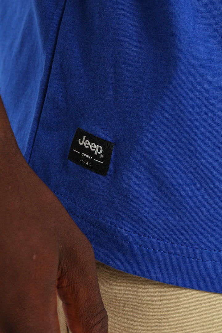 Letter Graphics Tee - Blue