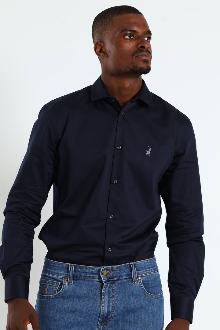 Greig Shirt - Navy