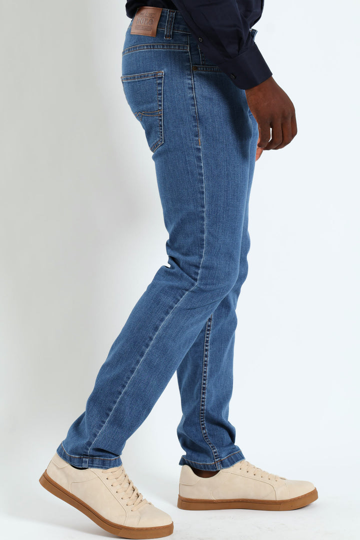 Simon Straight Leg Jean - Stonewash