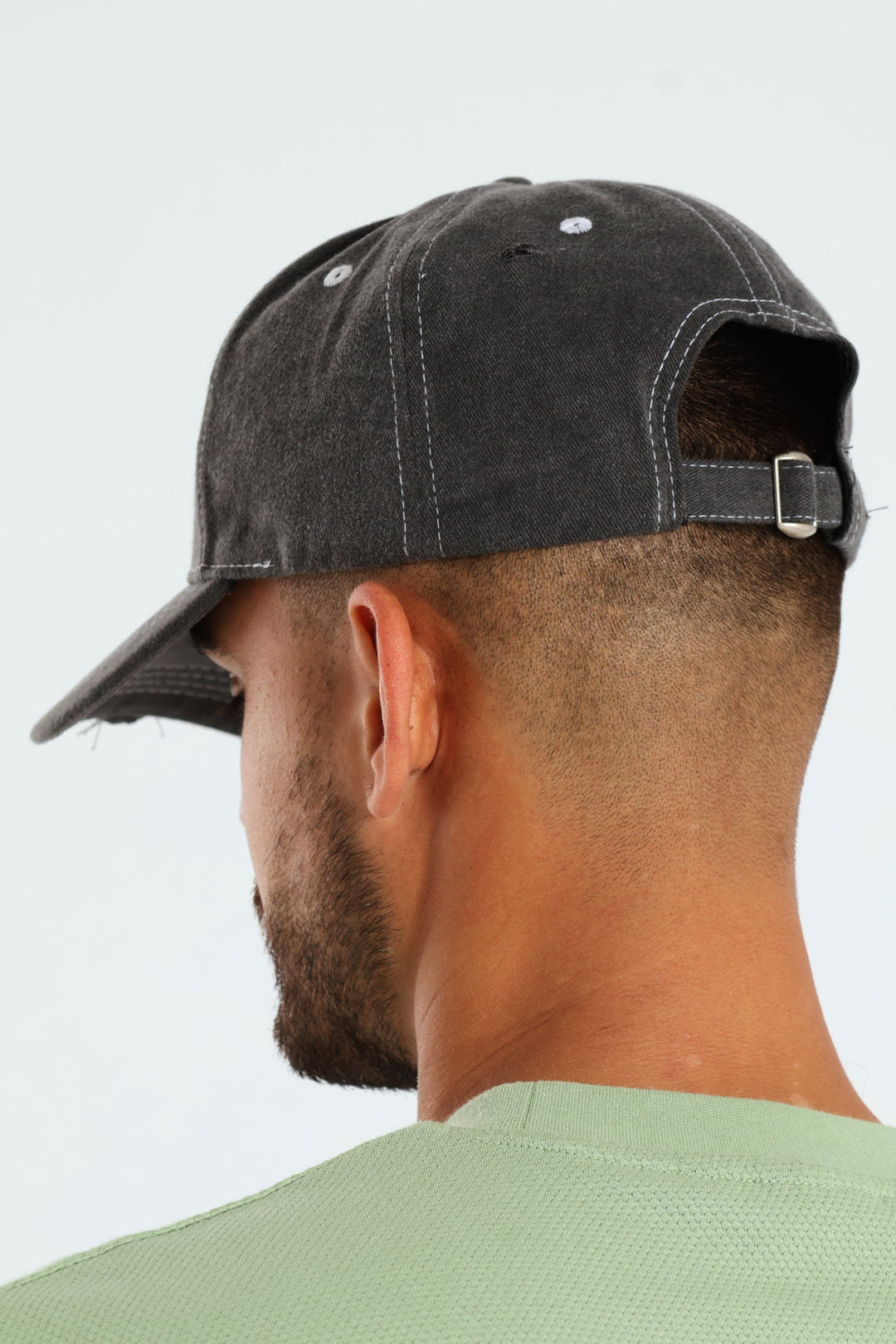 Cotton Washed A Cap - Black
