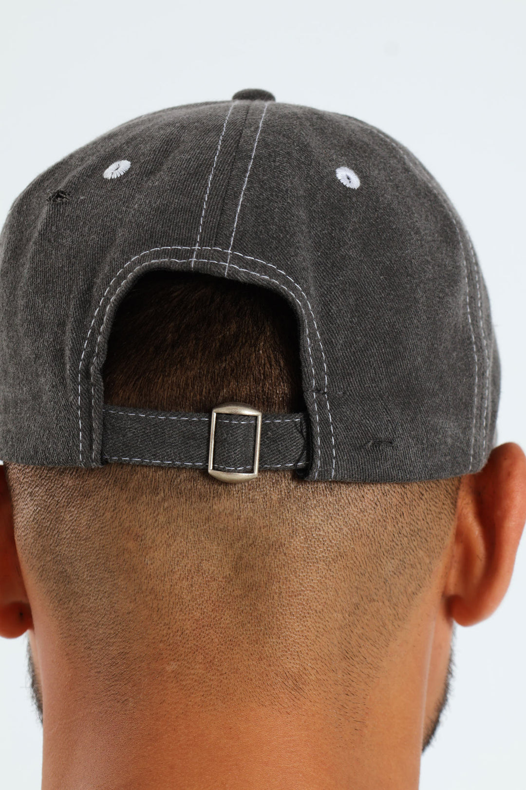 Cotton Washed A Cap - Black