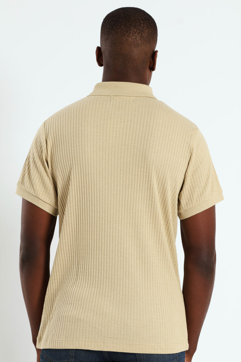 Pave Pointelle Golfer - Stone