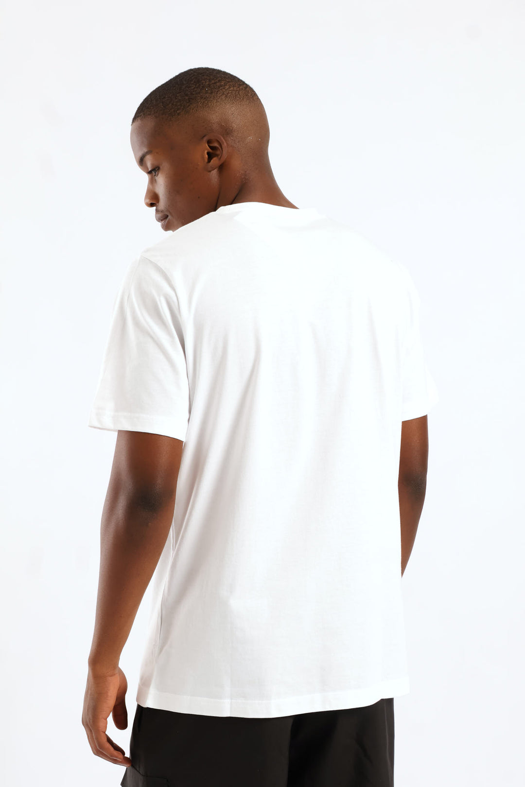 Graphic Wording Tee - White
