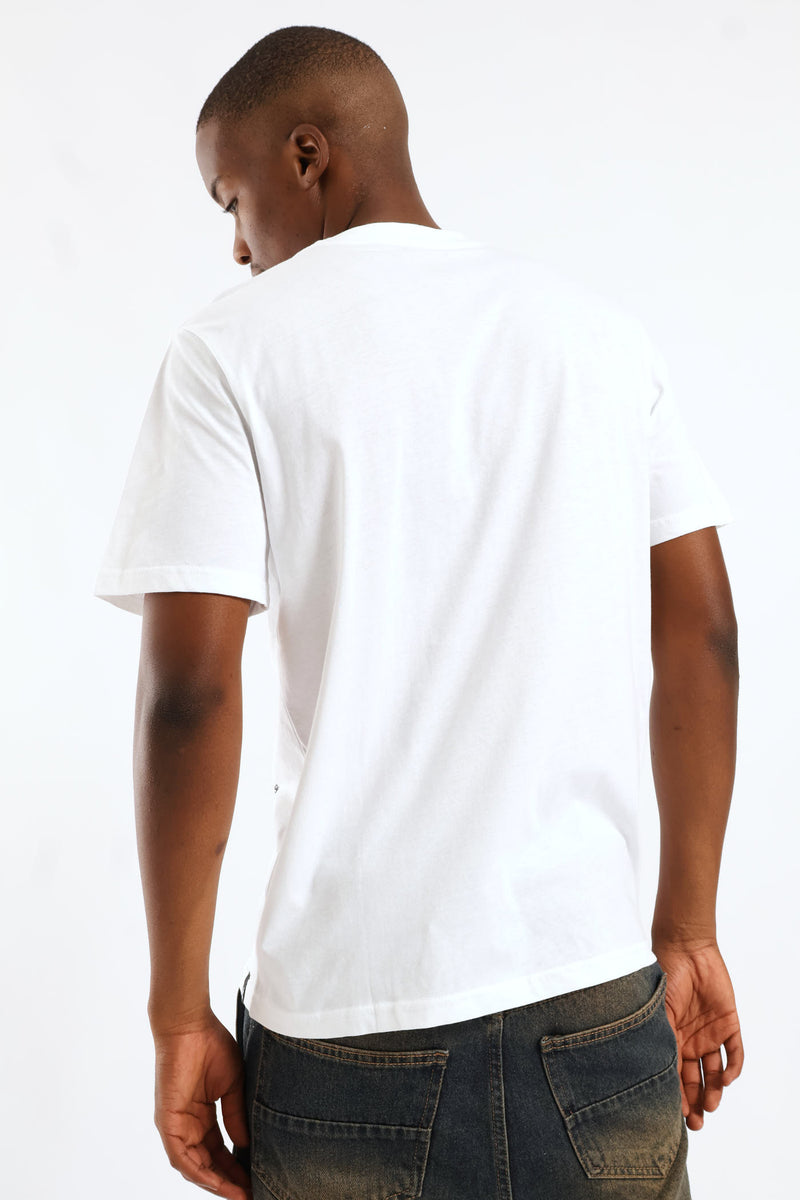 Print Tee - White