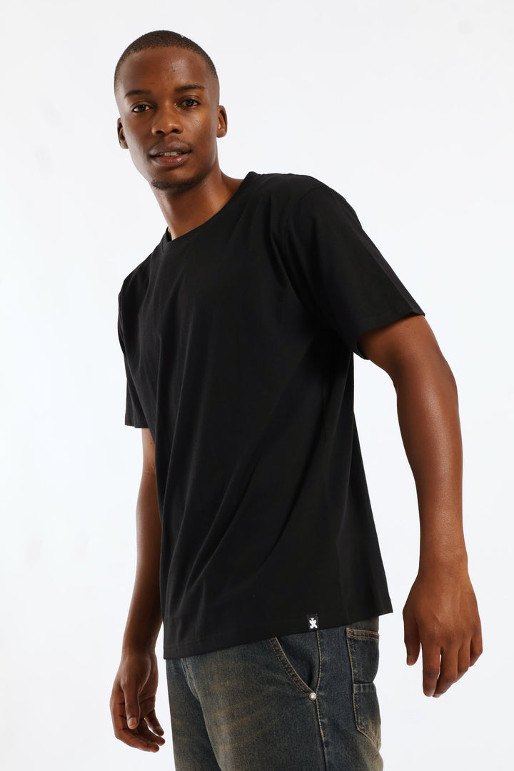 Black Basic Tee - Black