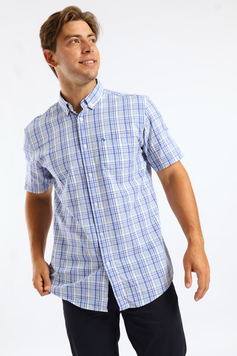 Check Shirt - Blue/White