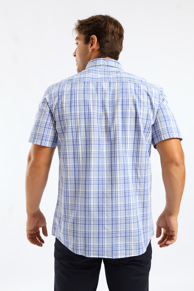 Check Shirt - Blue/White