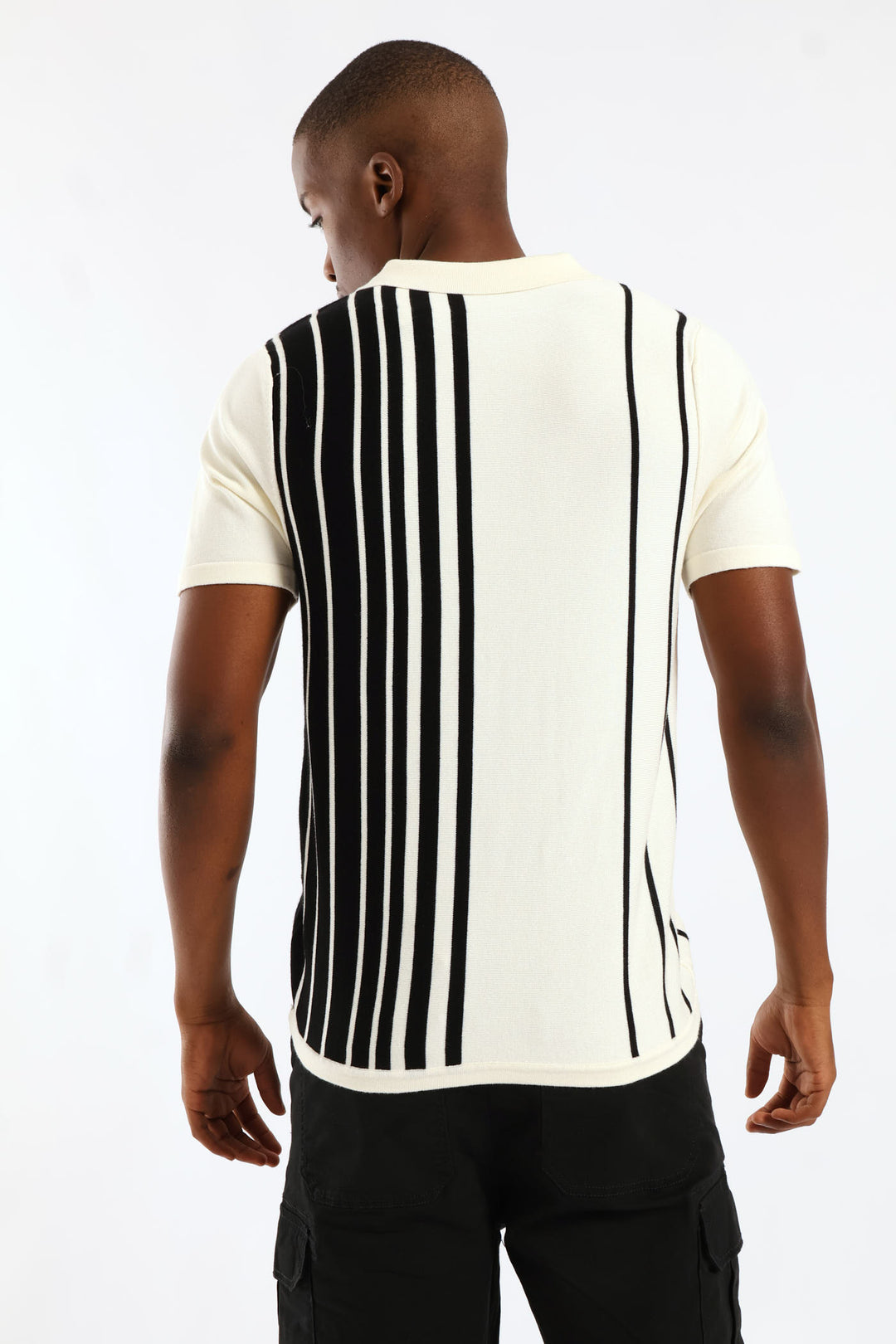 Knit Golfer - Ecru/Black