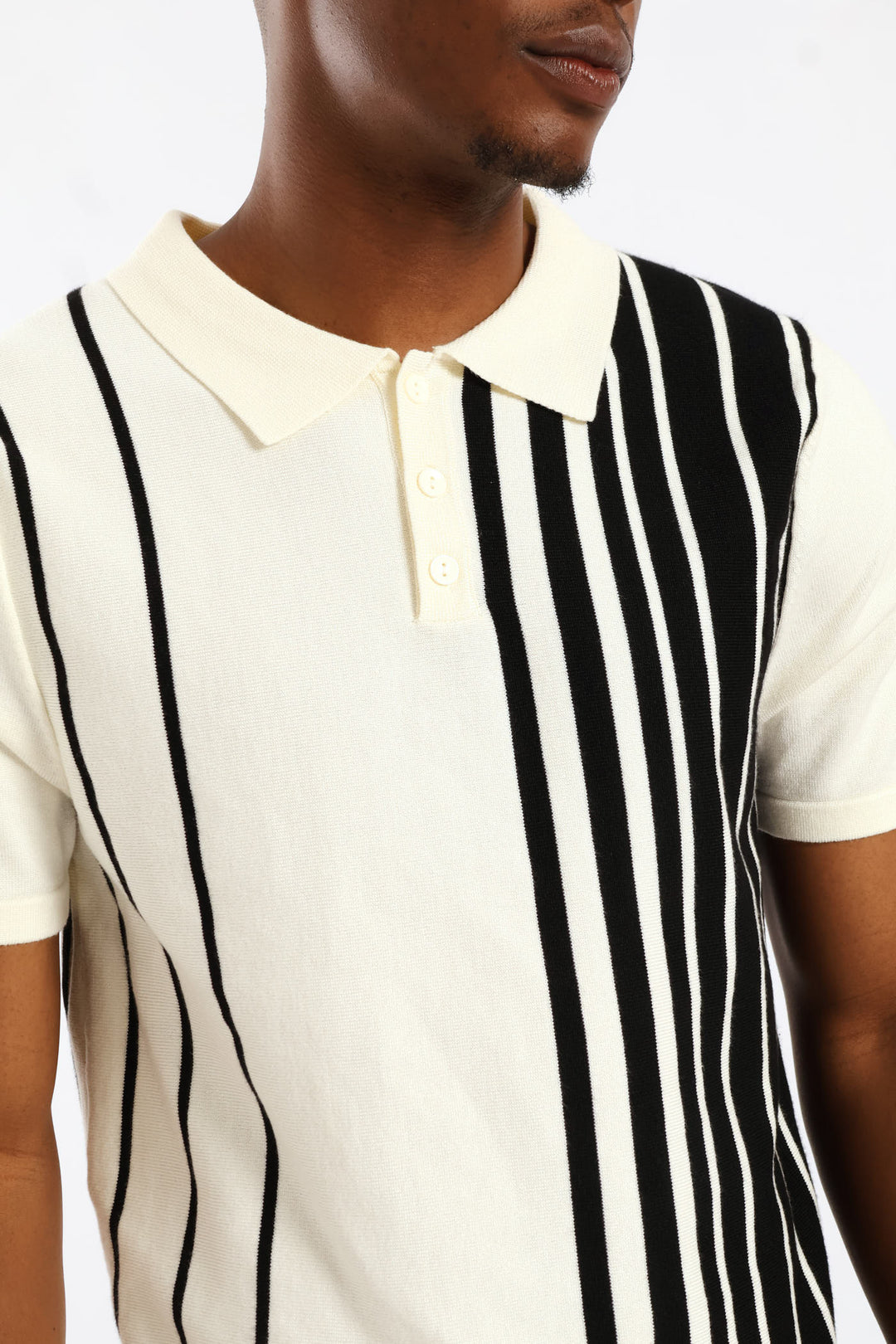 Knit Golfer - Ecru/Black