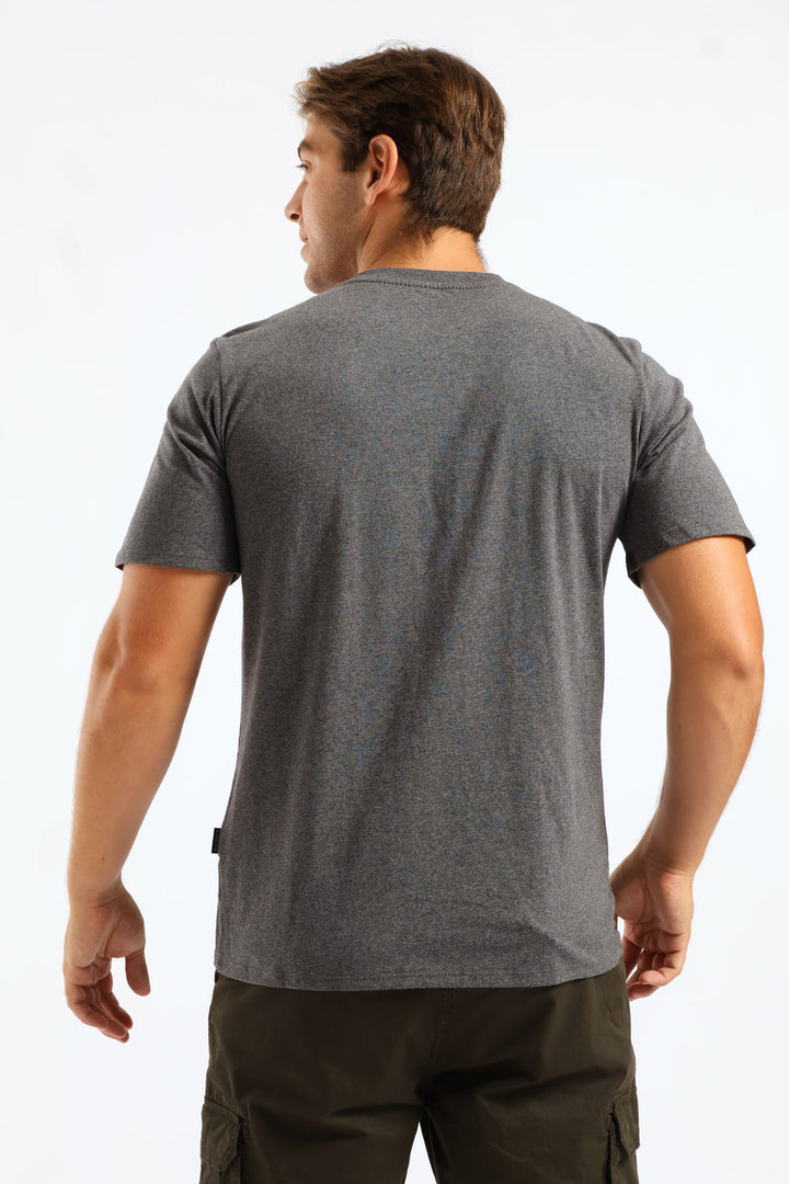 Industries Tee - Charcoal Melange