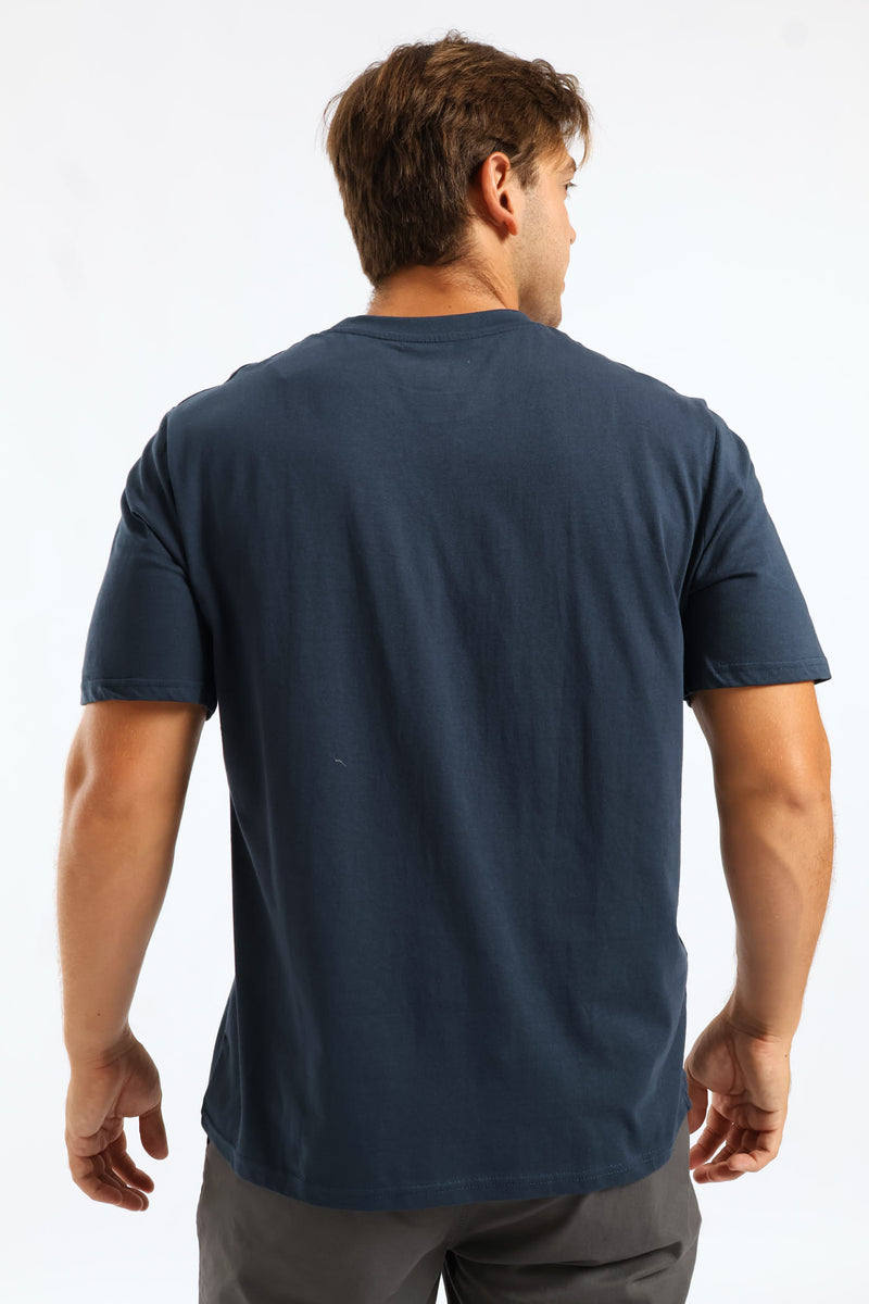 Plain Crew Tee - Petrol