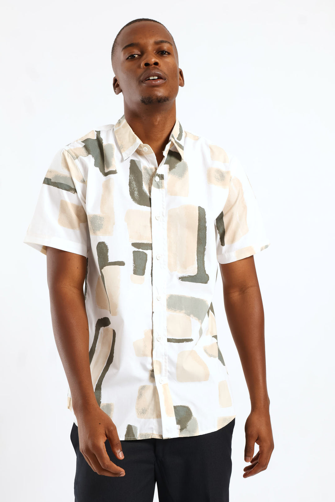 Paint Blotch Printed Shirt - Multi