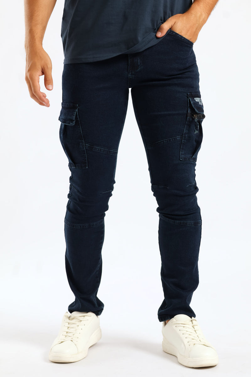 Bobby Cargo Denim - Dark Indigo