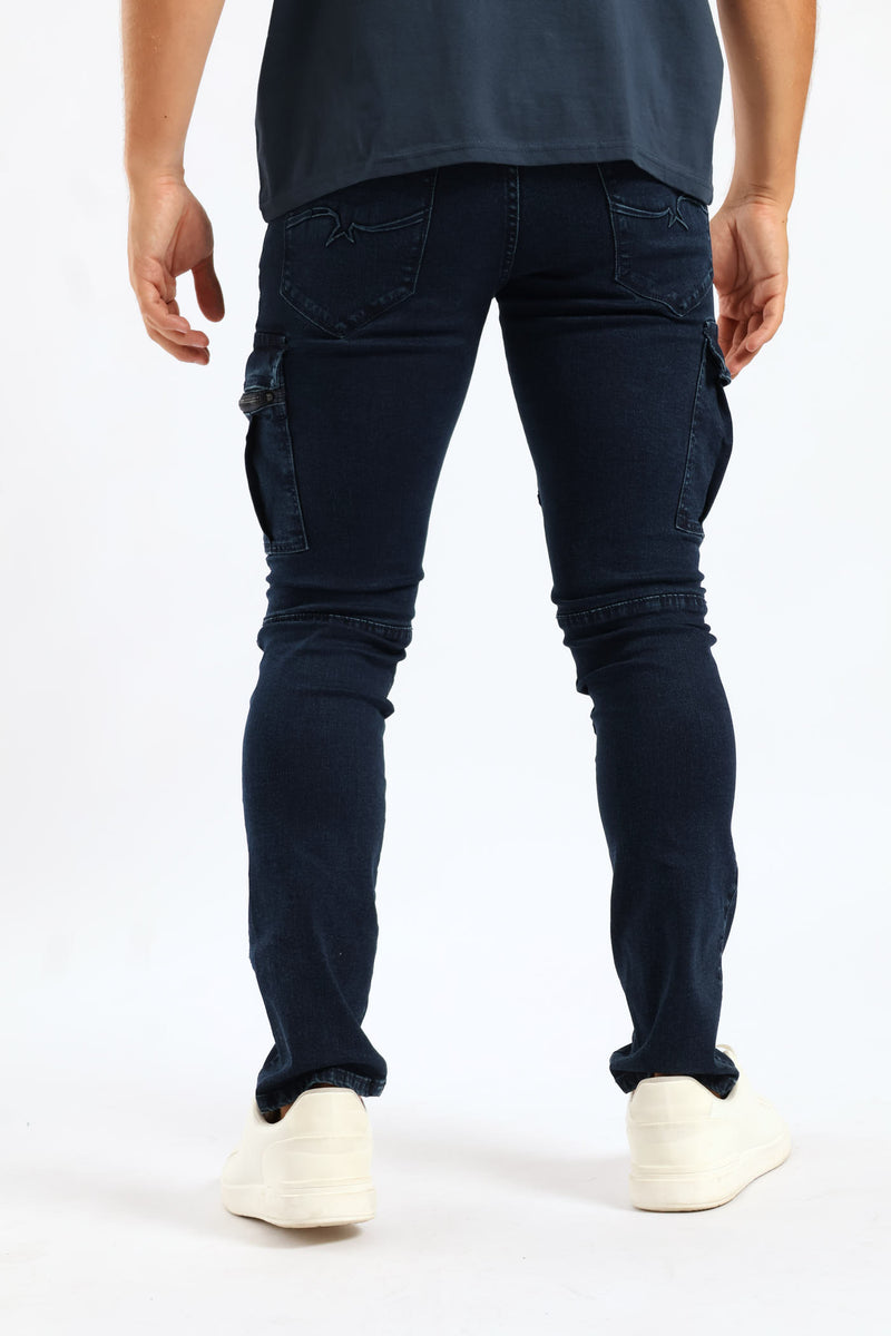 Bobby Cargo Denim - Dark Indigo