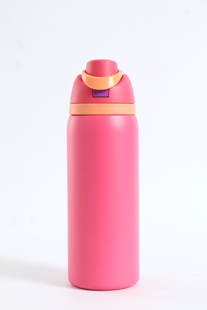 960ML Flip Lid Bottle - Pink
