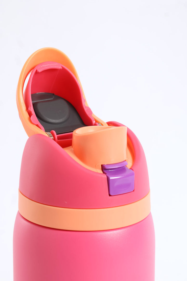960ML Flip Lid Bottle - Pink