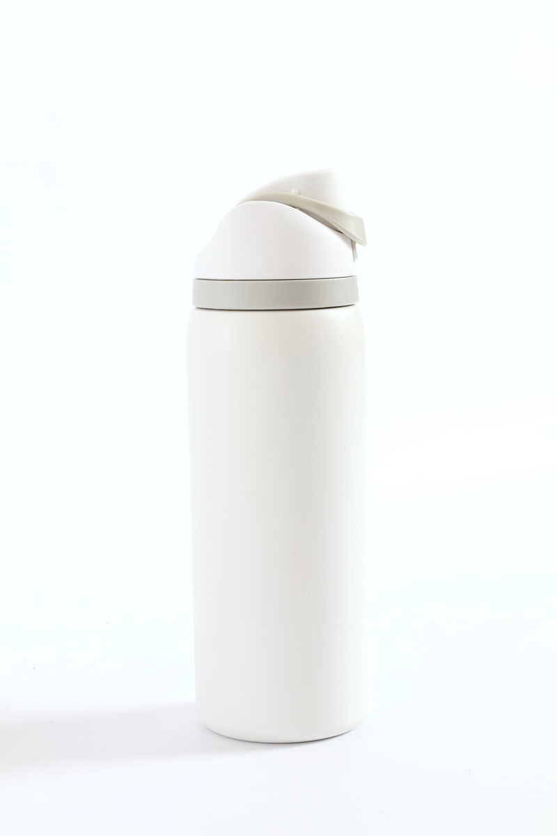 960ML Flip Lid Bottle - White