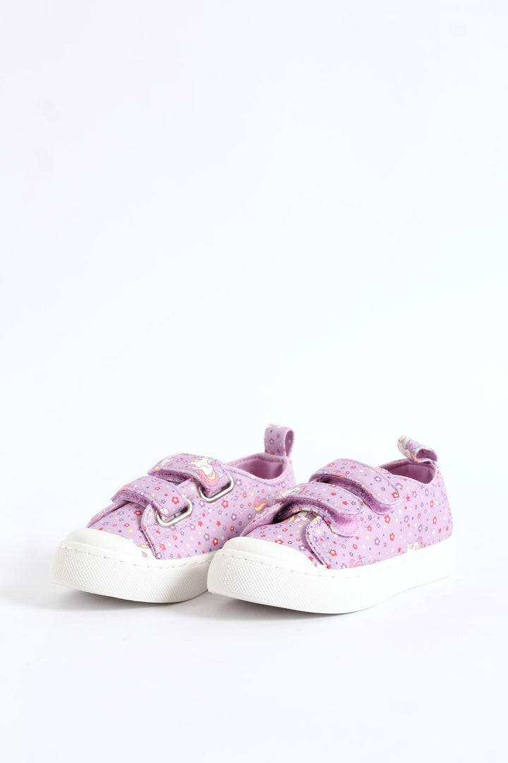 Printed Sneaker - Lilac
