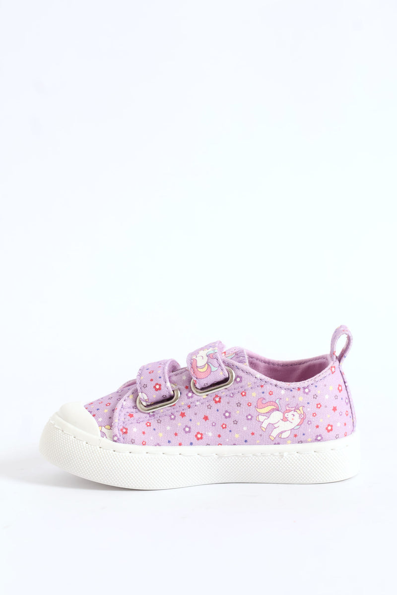 Printed Sneaker - Lilac