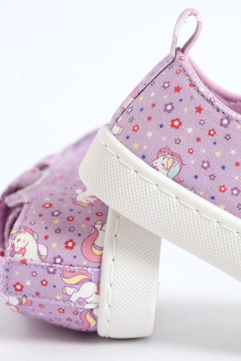 Printed Sneaker - Lilac
