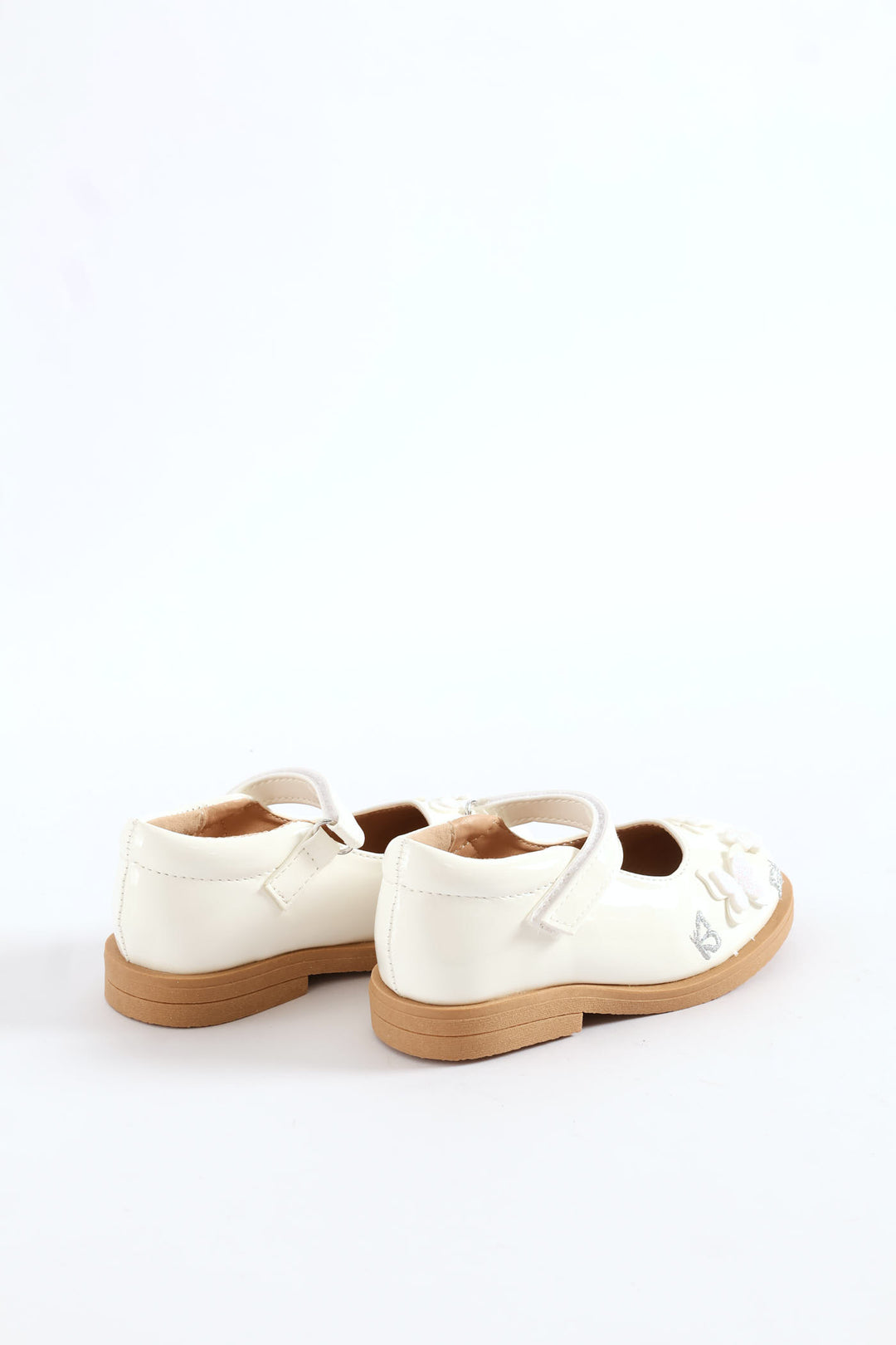 Pre-Girls Butterfly Comfort Shoe - White