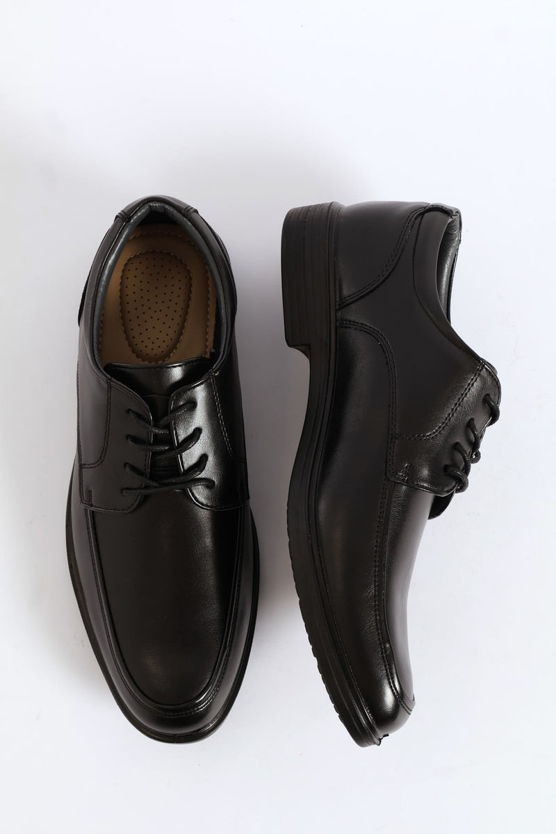 Comfit Lace Up Smart Shoe - Black