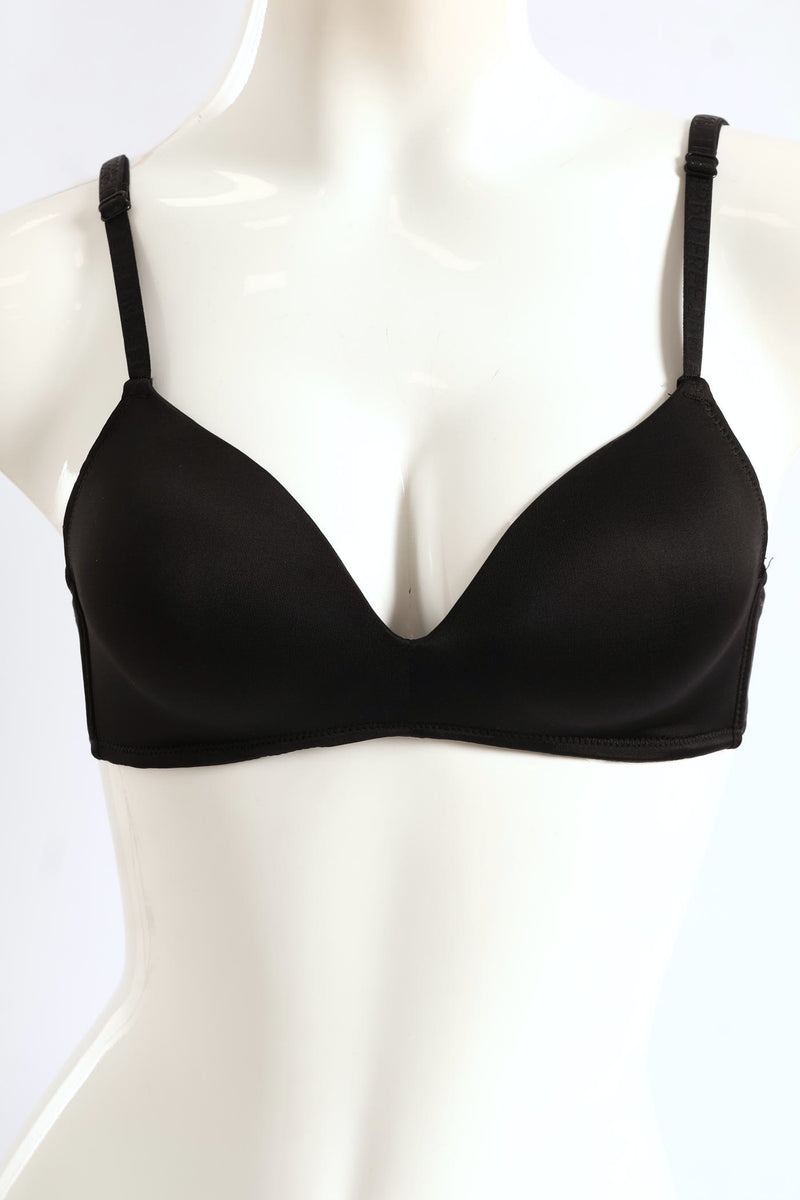 2 Pack A-Frame Bra - Mocha/Black