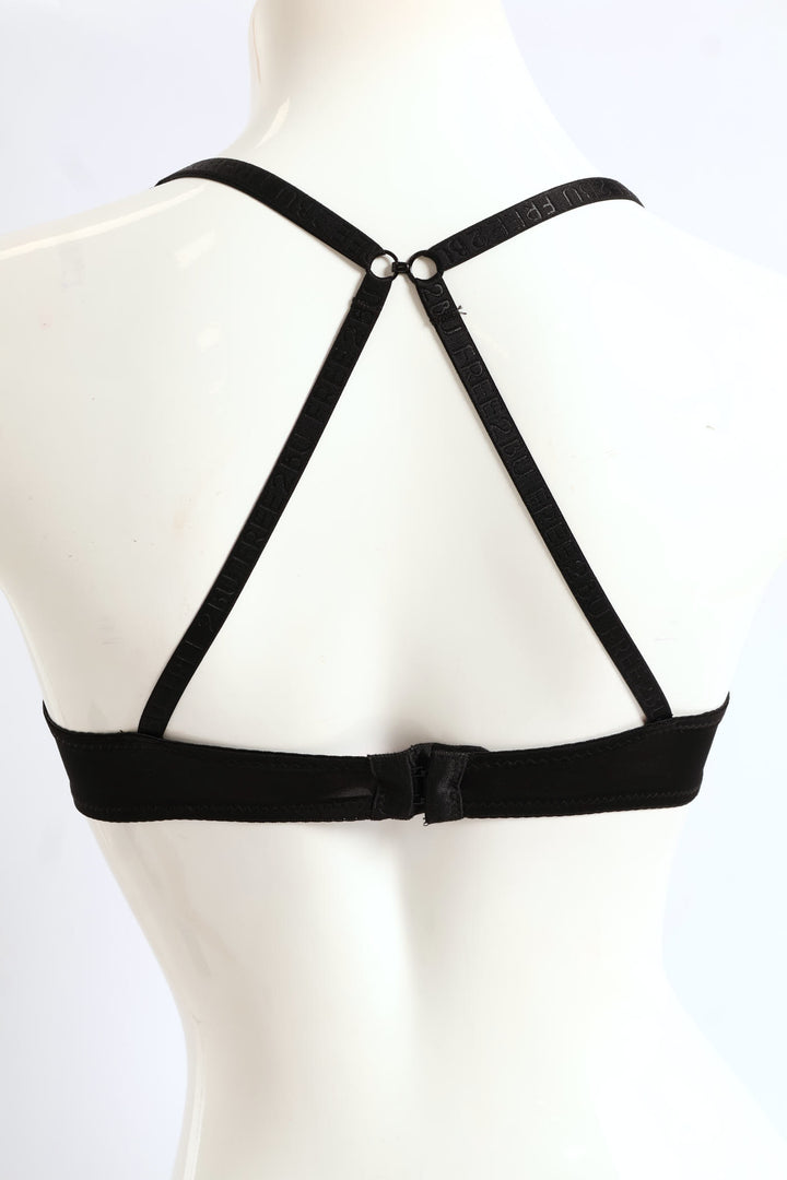 2 Pack A-Frame Bra - Mocha/Black