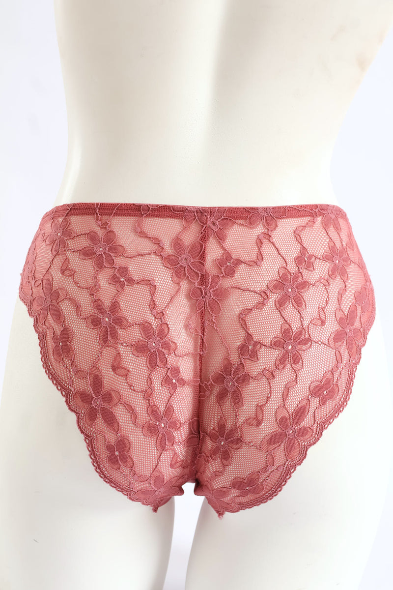 3 Pack Bonded Lace Bikini Panties - Multi