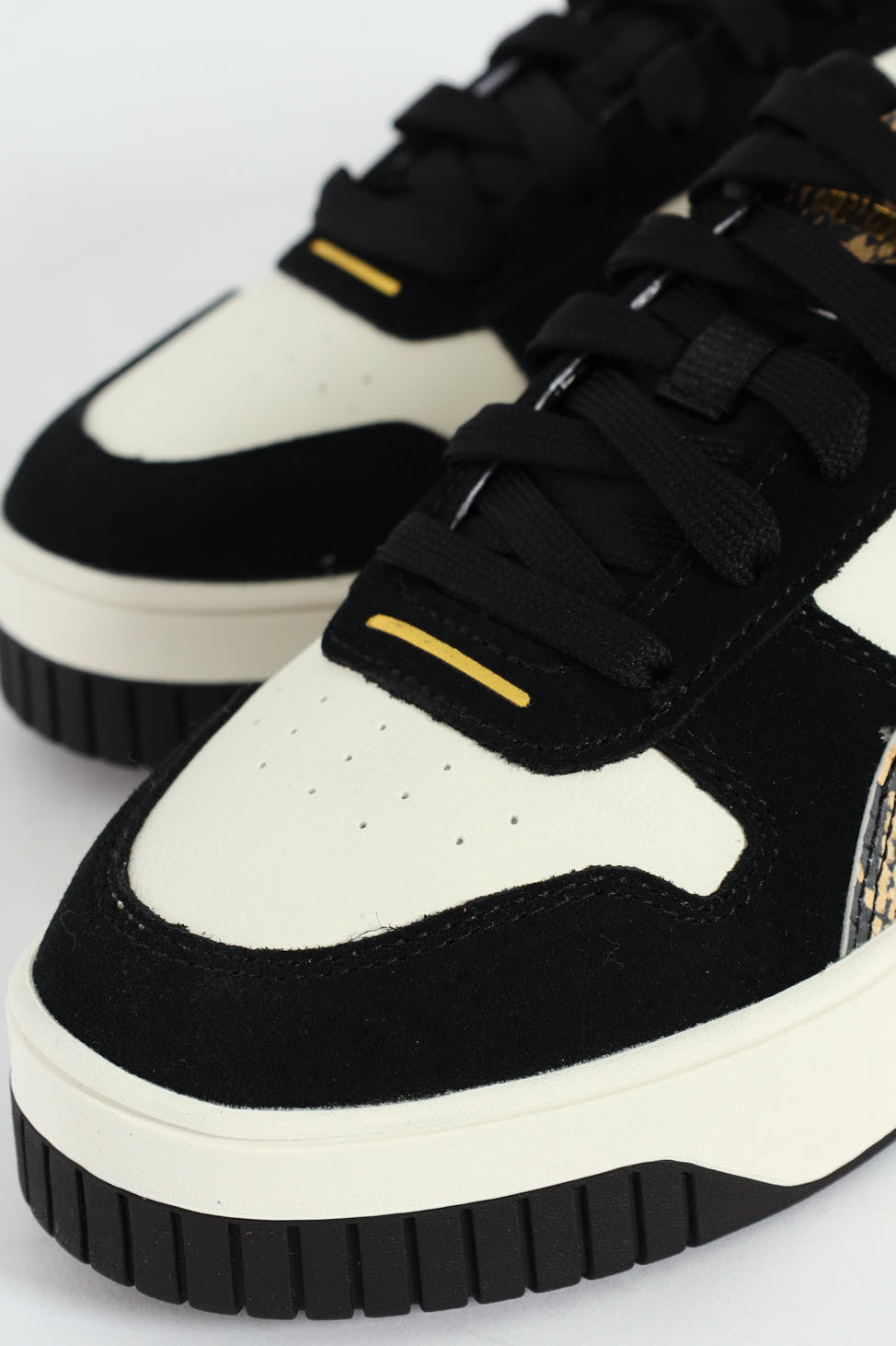 Carina Street Snake Chic Sneaker - White/Black