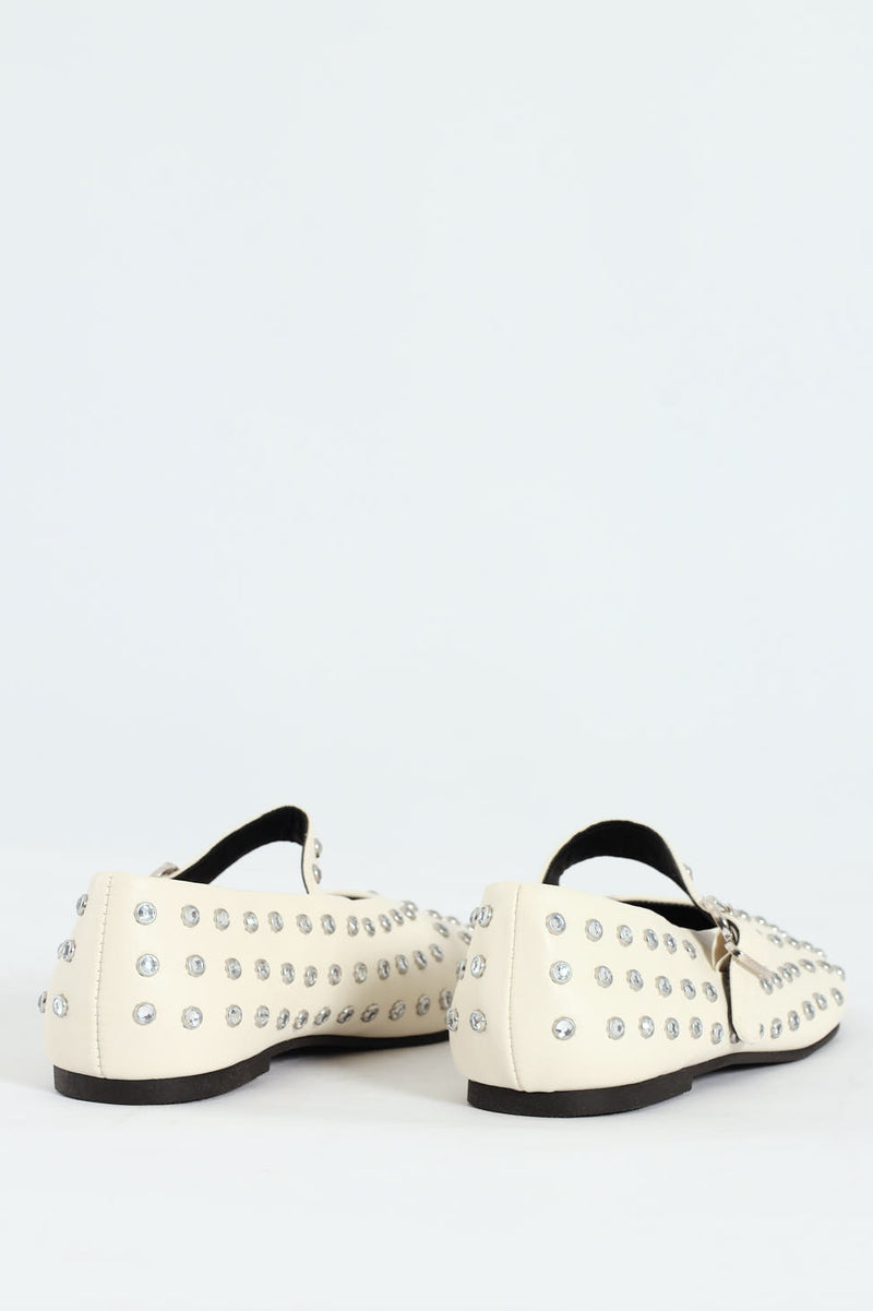 Ballet Flat - White