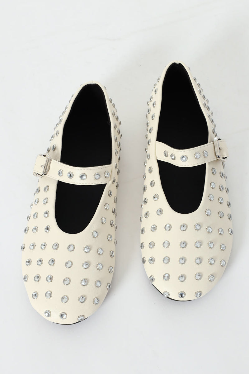 Ballet Flat - White