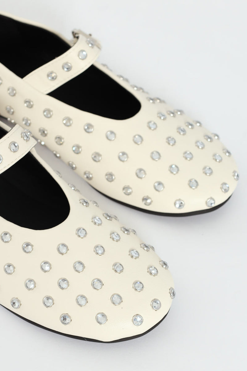 Ballet Flat - White