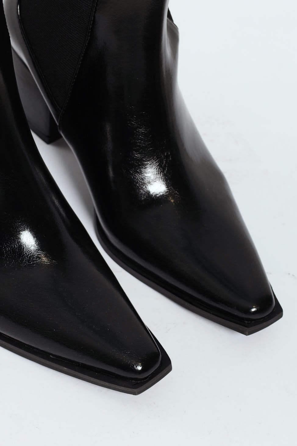 Pointy Cowboy Boot - Black