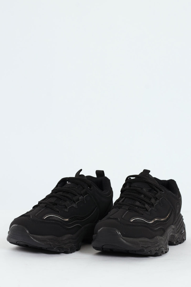 Sirine 6 Chunky Sport Lace Up Sneaker - Black