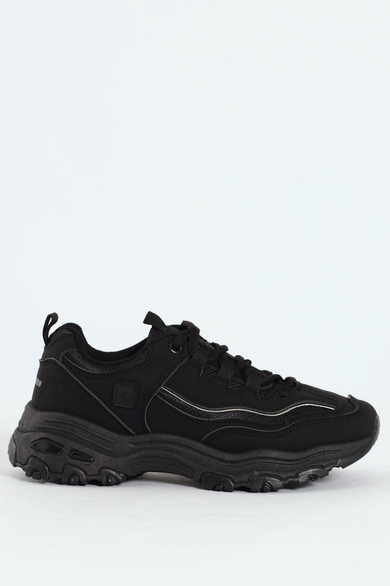 Sirine 6 Chunky Sport Lace Up Sneaker - Black