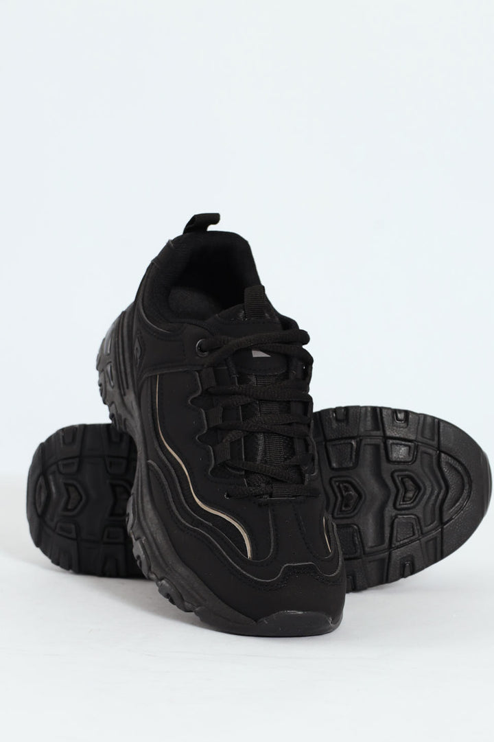 Sirine 6 Chunky Sport Lace Up Sneaker - Black