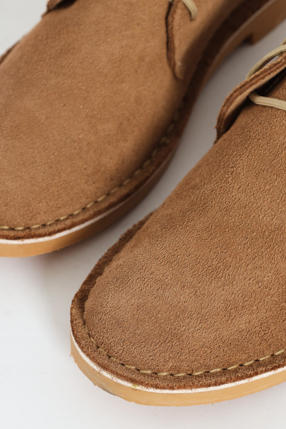 Woodlands Safari Stitch Down Suede Shoe - Taupe