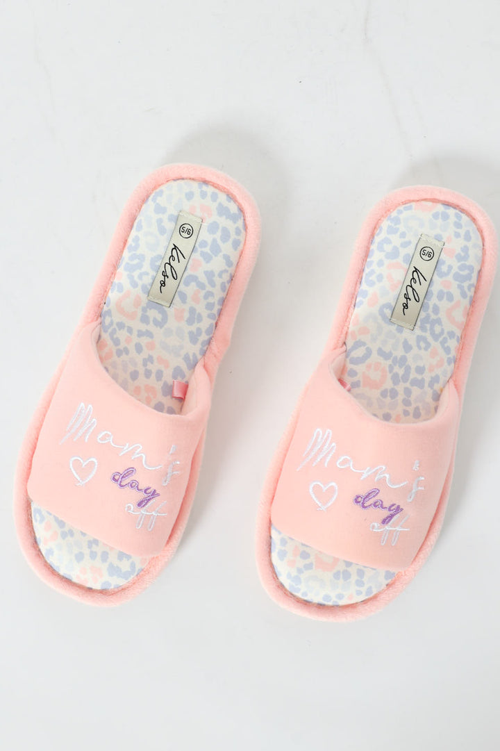 Mother's Day Off Slipper - Pink